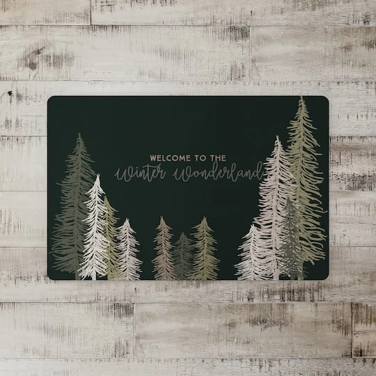 Dark Welcome Winter Wonderland 27x18 Floor Mat 5 Dark Welcome Winter Wonderland 27x18 Floor Mat - Image 3