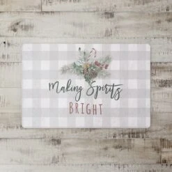 Making Spirits 27x18 Floor Mat -Christmas Designers Store D518540S 2