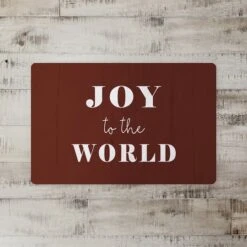 Joy To The World 27x18 Floor Mat -Christmas Designers Store D518548S 2