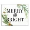 Merry And Bright 14x11 Canvas Wall Art -Christmas Designers Store D518556S 1