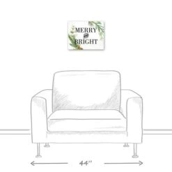 Merry And Bright 14x11 Canvas Wall Art -Christmas Designers Store D518556S 5