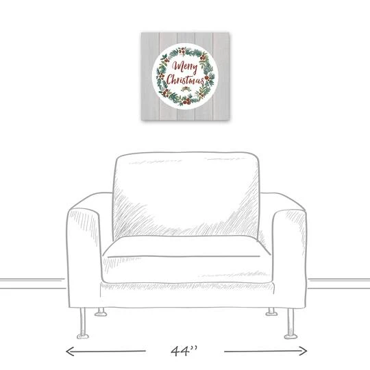 Christmas Wreath Canvas Wall Art 8 Christmas Wreath Canvas Wall Art - Image 6