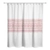 Knit Snowflakes Shower Curtain -Christmas Designers Store D518568S 1
