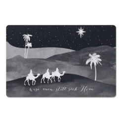 Wise Men Seek Him 27x18 Floor Mat