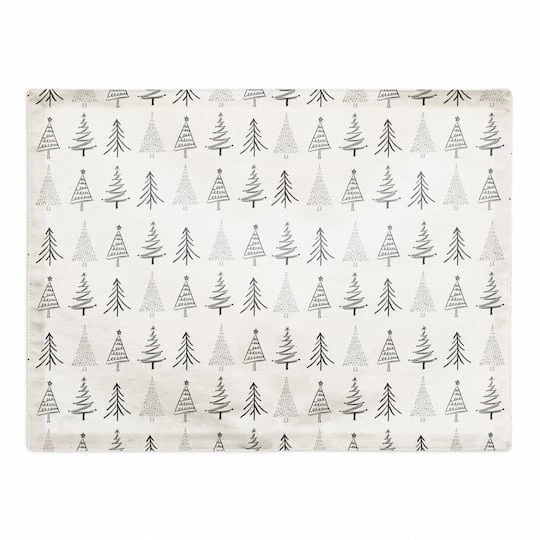 Designs Direct Christmas Trees 18" X 14" Cotton Twill Placemat 3 Designs Direct Christmas Trees 18" X 14" Cotton Twill Placemat