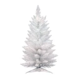 2.5ft. Unlit Sparkle White Spruce Artificial Christmas Tree
