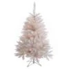 3.5ft. Pre-Lit Sparkle White Spruce Artificial Christmas Tree, Multi-Colored LED Lights -Christmas Designers Store D522228S 1
