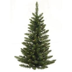 3ft. Pre-Lit Camdon Fir Artificial Christmas Wall Tree, Clear Dura-Lit® Lights