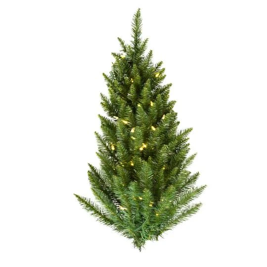 3ft. Pre-Lit Camdon Fir Artificial Christmas Wall Tree, White LED Lights 4 3ft. Pre-Lit Camdon Fir Artificial Christmas Wall Tree, White LED Lights - Image 2