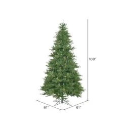 9ft. Unlit Mixed Country Pine Slim Artificial Christmas Tree -Christmas Designers Store D522446S 4