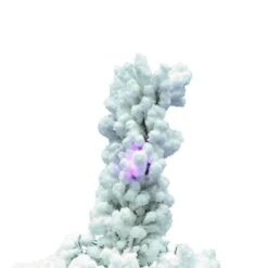 3ft. Pre-Lit Flocked Alaskan Pine Artificial Christmas Tree, Multicolor Dura-Lit® LED Lights -Christmas Designers Store D522486S 3