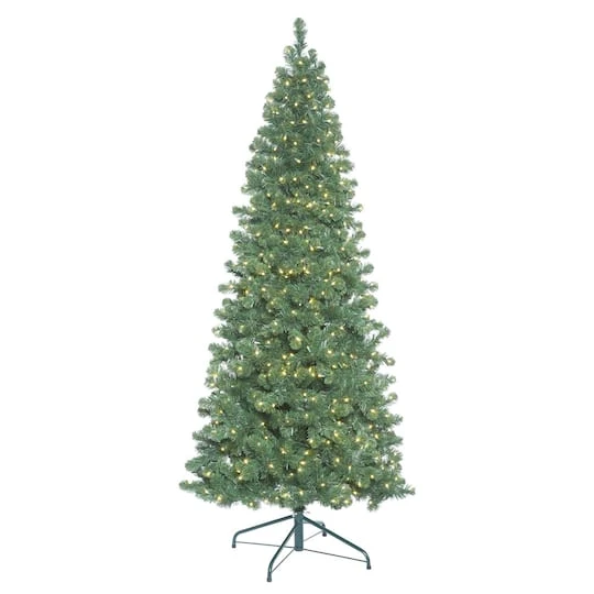 6.5ft. Pre-Lit Oregon Fir Artificial Christmas Tree, Warm White LED Lights 3 6.5ft. Pre-Lit Oregon Fir Artificial Christmas Tree, Warm White LED Lights