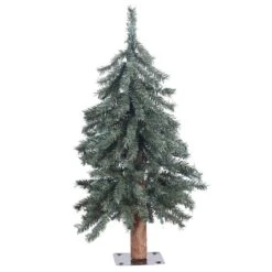 2ft. Unlit Natural Bark Alpine Artificial Christmas Tree 8 2ft. Unlit Natural Bark Alpine Artificial Christmas Tree -Christmas Designers Store D522641S 1 1