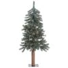3ft. Pre-Lit Natural Bark Alpine Artificial Christmas Tree, Warm White Dura-Lit® LED Lights -Christmas Designers Store D522644S 1