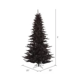 3ft. Unlit Black Fir Artificial Christmas Tree -Christmas Designers Store D522702S 2
