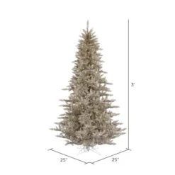 3ft. Unlit Champagne Fir Artificial Christmas Tree -Christmas Designers Store D522704S 2