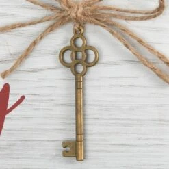 16" Santa’s Key Tabletop Sign 12 16" Santa’s Key Tabletop Sign -Christmas Designers Store D531300S 3