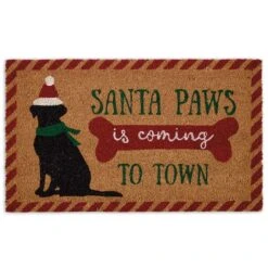 DII® Santa Paws Doormat 8 DII® Santa Paws Doormat -Christmas Designers Store D539802S 1 1