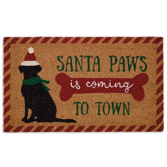 DII® Santa Paws Doormat 4 DII® Santa Paws Doormat - Image 2