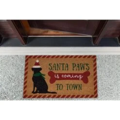 DII® Santa Paws Doormat 11 DII® Santa Paws Doormat -Christmas Designers Store D539802S 7