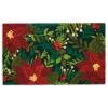 DII® Poinsettias Doormat 2 DII® Poinsettias Doormat -Christmas Designers Store D539804S 1