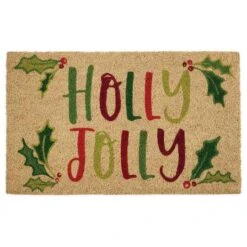 DII® Holly Jolly Doormat 9 DII® Holly Jolly Doormat -Christmas Designers Store D539806S 1 1