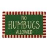 DII® No Humbugs Doormat -Christmas Designers Store D539809S 1