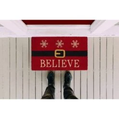 DII® Believe Santa Doormat 17 DII® Believe Santa Doormat -Christmas Designers Store D539810S 7