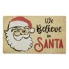 DII® We Believe In Santa Glitter Doormat 1 DII® We Believe In Santa Glitter Doormat -Christmas Designers Store D539815S 1