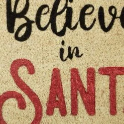 DII® We Believe In Santa Glitter Doormat -Christmas Designers Store D539815S 7
