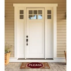 DII® Santa Please Stop Sign Doormat -Christmas Designers Store D539816S 2