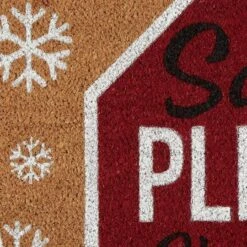 DII® Santa Please Stop Sign Doormat -Christmas Designers Store D539816S 6
