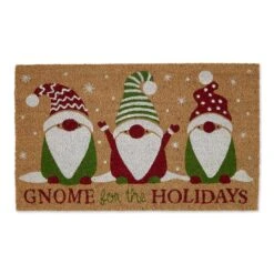 DII® Gnome For The Holidays Doormat -Christmas Designers Store D539817S 1 1