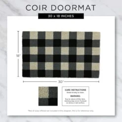 DII® Nordic Stripe Doormat -Christmas Designers Store D539820S 3
