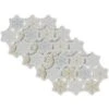 DII® Embroidered Snowflake Placemats, 4ct. -Christmas Designers Store D540029S 1