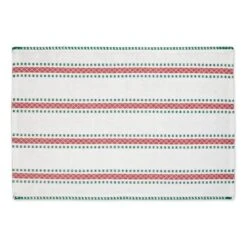 DII® Joyful Snowflakes Jacquard Placemats, 4ct. -Christmas Designers Store D540031S 2