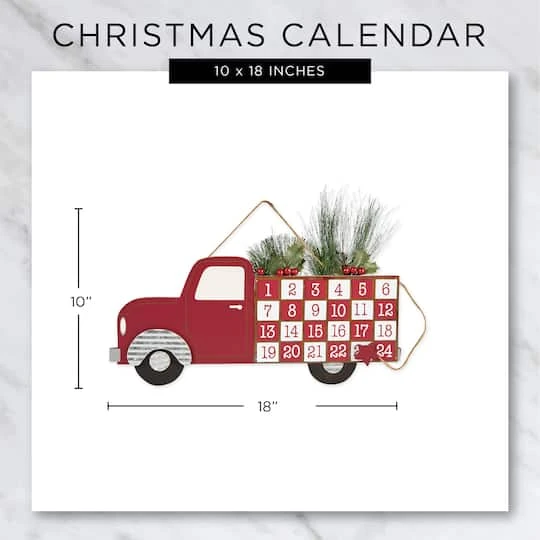 DII® Christmas Tree Truck Advent Calendar 6 DII® Christmas Tree Truck Advent Calendar - Image 4
