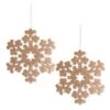 DII® Gold Hanging Foam Snowflake Set -Christmas Designers Store D540046S 1