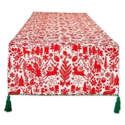 DII® 72" Christmas Woods Embellished Table Runner