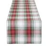 DII® 108" Christmas Plaid Table Runner -Christmas Designers Store D540109S 1