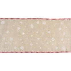 DII® 108" Red Reindeer Embroidered Table Runner 16 DII® 108" Red Reindeer Embroidered Table Runner -Christmas Designers Store D540115S 3