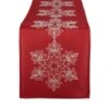 DII® 70" Sparkle Snowflakes Embroidered Table Runner -Christmas Designers Store D540116S 1