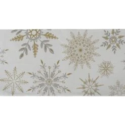 DII® 72'' Snowflake Sparkle Printed Table Runner 13 DII® 72'' Snowflake Sparkle Printed Table Runner -Christmas Designers Store D540130S 5