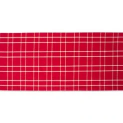 DII® 108" Holly Berry Plaid Table Runner -Christmas Designers Store D540138S 3