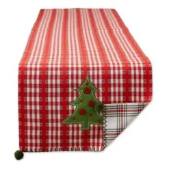 DII® 72" Jolly Tree Table Runner -Christmas Designers Store D540141S 2