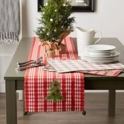 DII® 72" Jolly Tree Table Runner -Christmas Designers Store D540141S 7