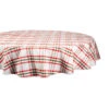DII® 70" Round Jolly Tree Collection Nutcracker Plaid Tablecloth 1 DII® 70" Round Jolly Tree Collection Nutcracker Plaid Tablecloth -Christmas Designers Store D540188S 1