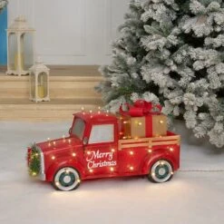 28" LED Truck With Gift Box Sculpture -Christmas Designers Store D544192S 2