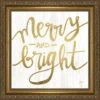 Timeless Frames® Gold Merry & Bright Framed Wall Décor -Christmas Designers Store D550232S 1