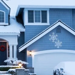 6-Point Star Ice Crystal Snowflake Pair With LED Lights -Christmas Designers Store D619778S 12